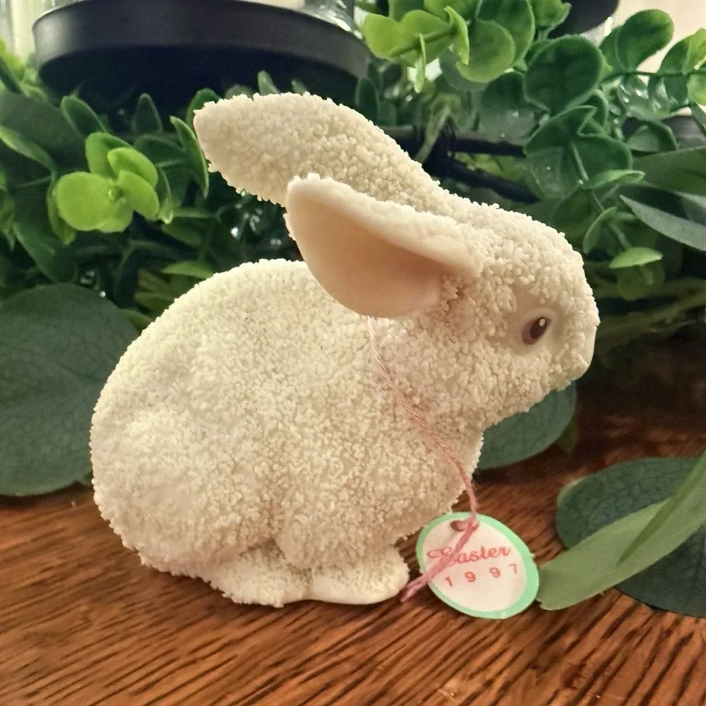 Department 56 Easter Bunny 1997‎ Vintage Spring Rabbit Figurine Tagged